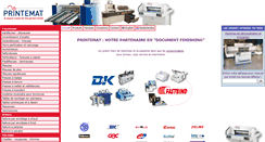 Desktop Screenshot of printemat-group.be